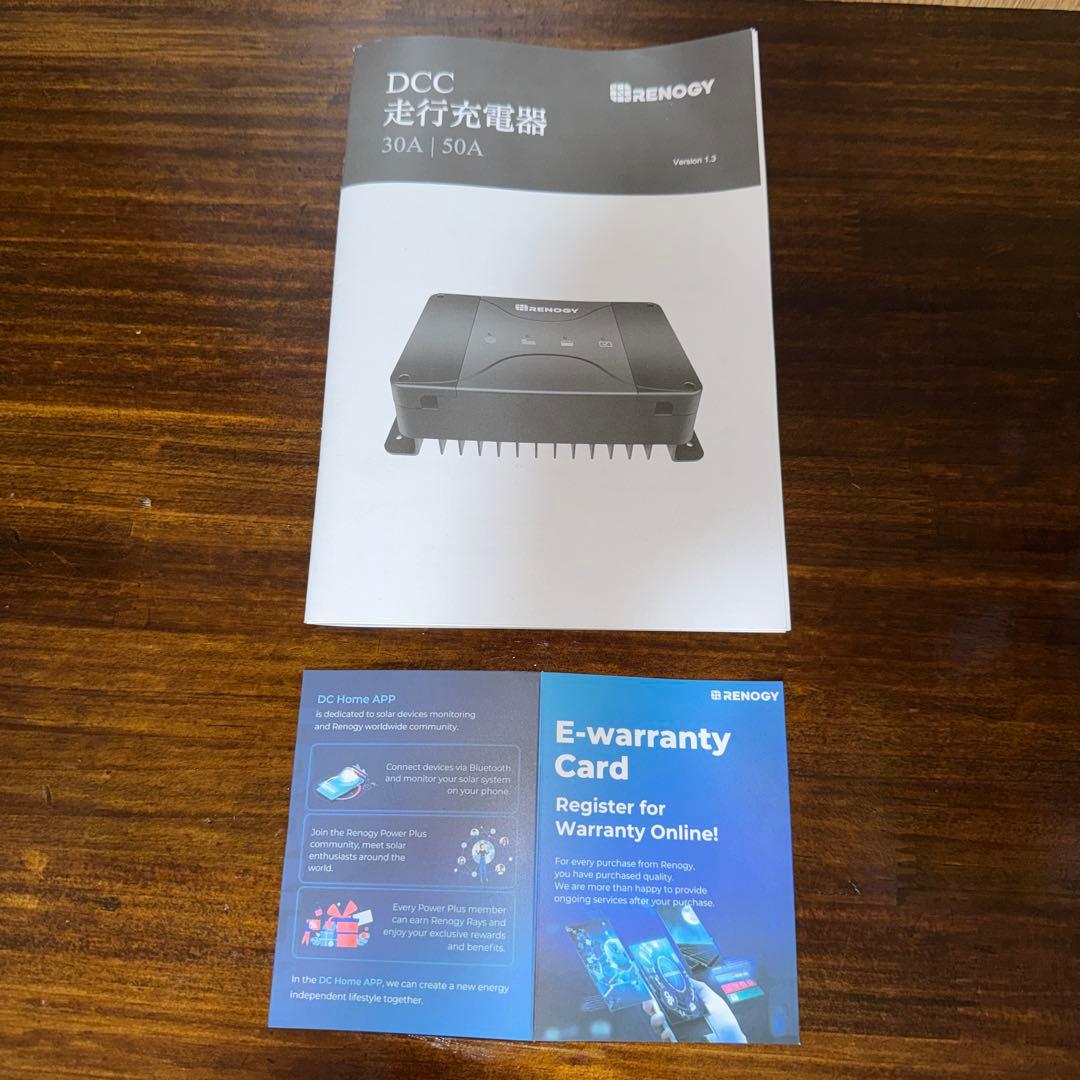 Renogy 走行充電器12V 30A BT-2セット