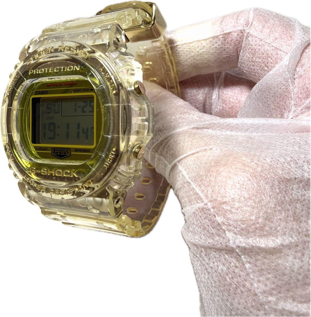 【限定】G-SHOCK 35周年記念 グレイシアゴールド DW-5735E