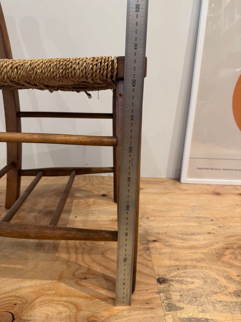 チャーチチェア(座面コード網)