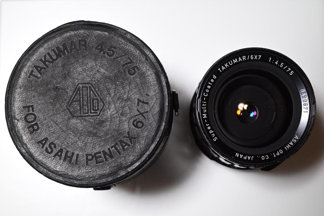 Super-Multi-Coated TAKUMAR 6x7 75ｍｍ F4.5