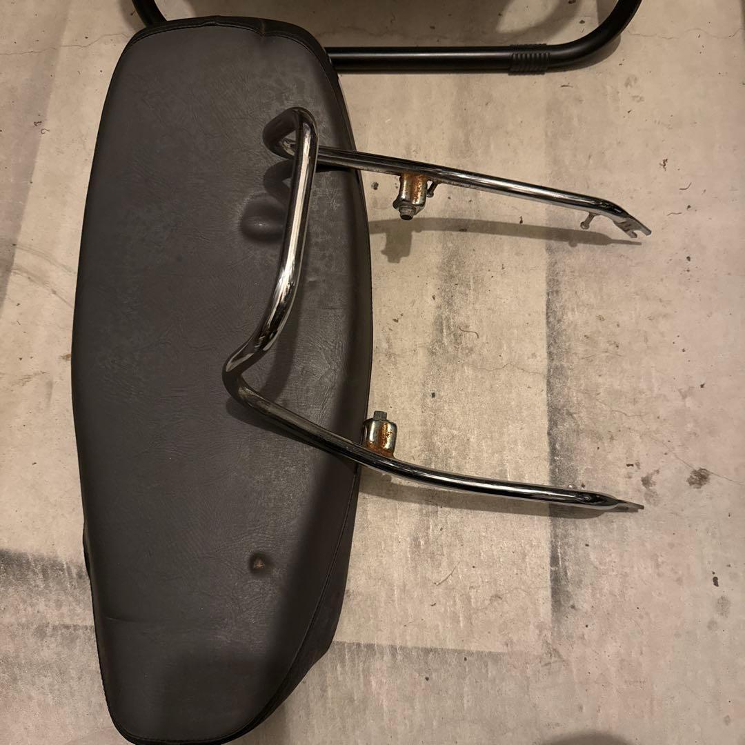 ヨハン　SR400 バイクシート 純正　タンデムバーセット