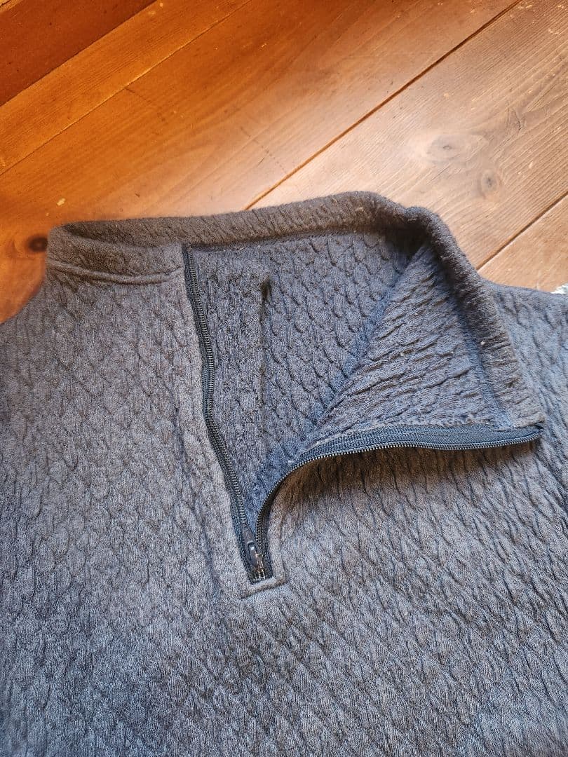 【上下セット】ひだまり　チョモランマ　 紳士長袖ハイネック × 前開きタイツ　M