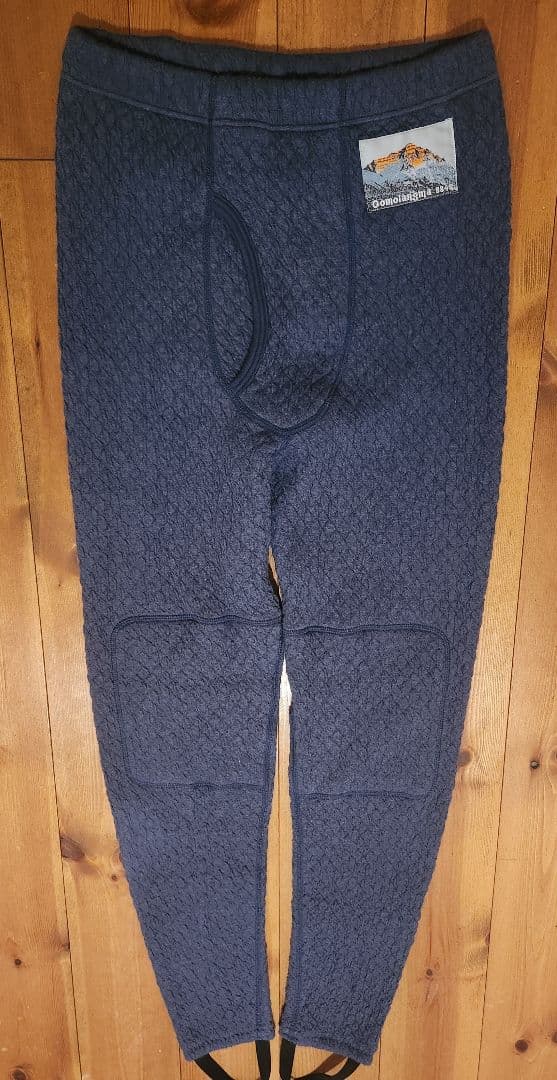 【上下セット】ひだまり　チョモランマ　 紳士長袖ハイネック × 前開きタイツ　M