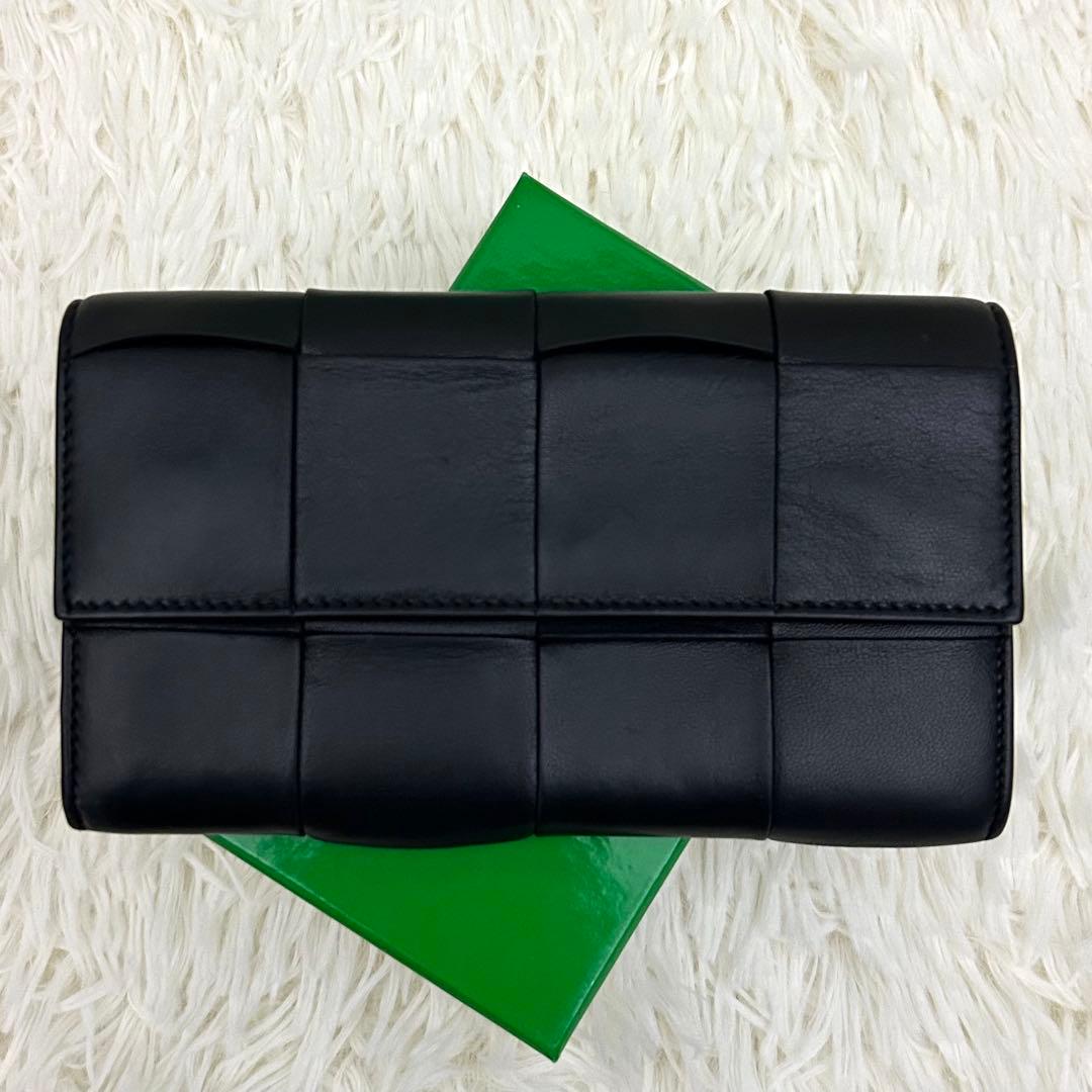 【美品】ICチップ内蔵 BOTTEGA VENETA ボッテガヴェネタ 長財布