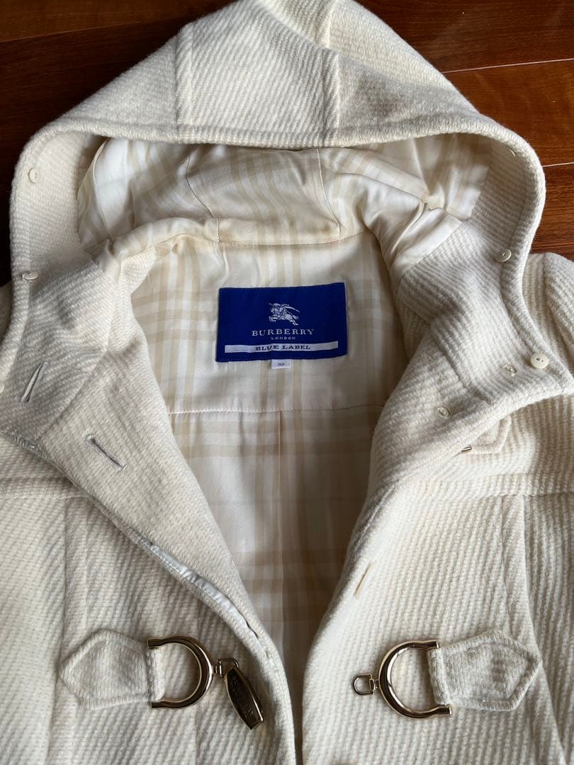 BURBERRY フード付きダッフルコート ３８サイズ
