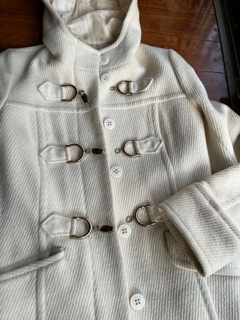 BURBERRY フード付きダッフルコート ３８サイズ