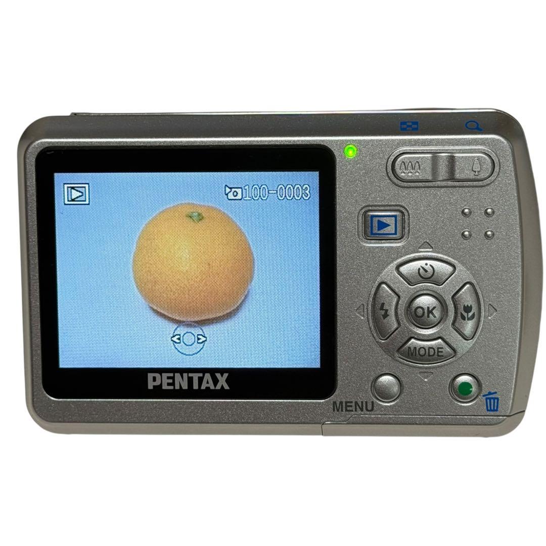 （極美品）PENTAX Optio E50 コンパクトデジカメ 乾電池式