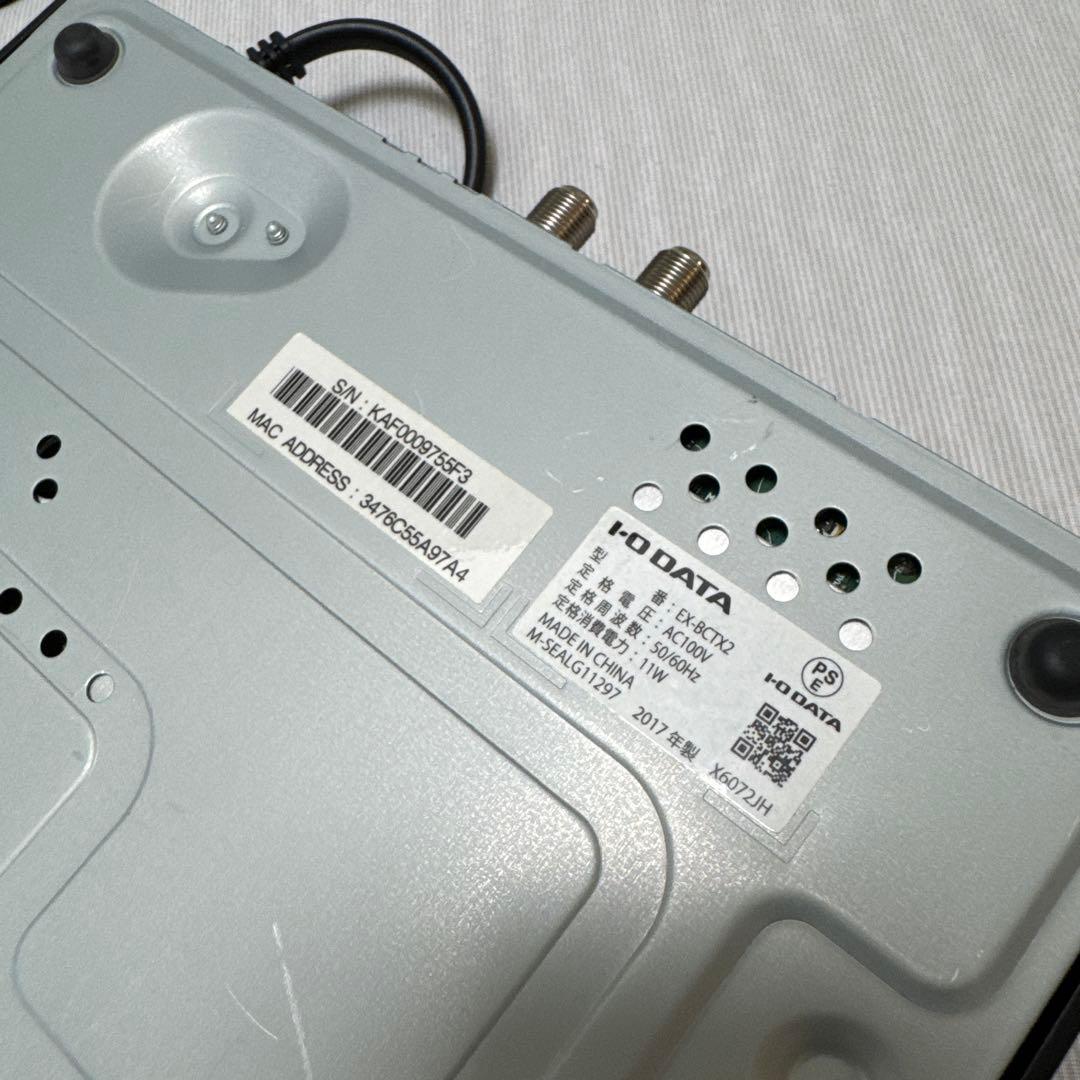 I-O DATA テレビチューナー EX-BCTX2 2017 年製