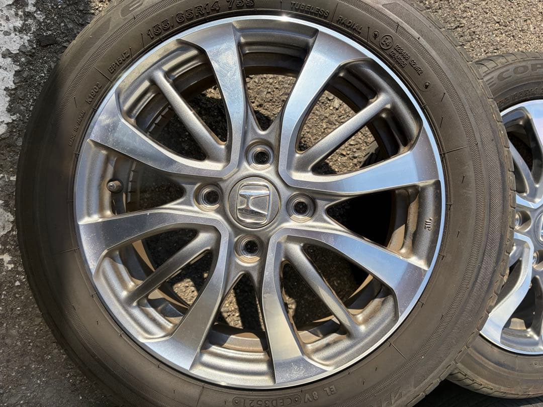 NBOX 純正アルミホイール　JF3 14インチ　タイヤアルミセット