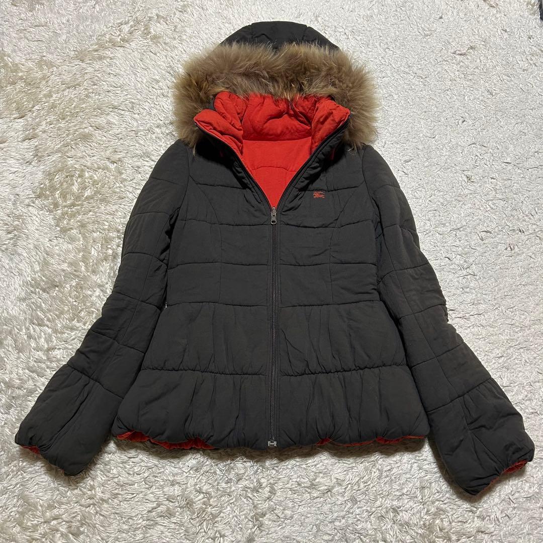 バーバリーブルーレーベル マルチway リバーシブル ダウンジャケット Mサイズ