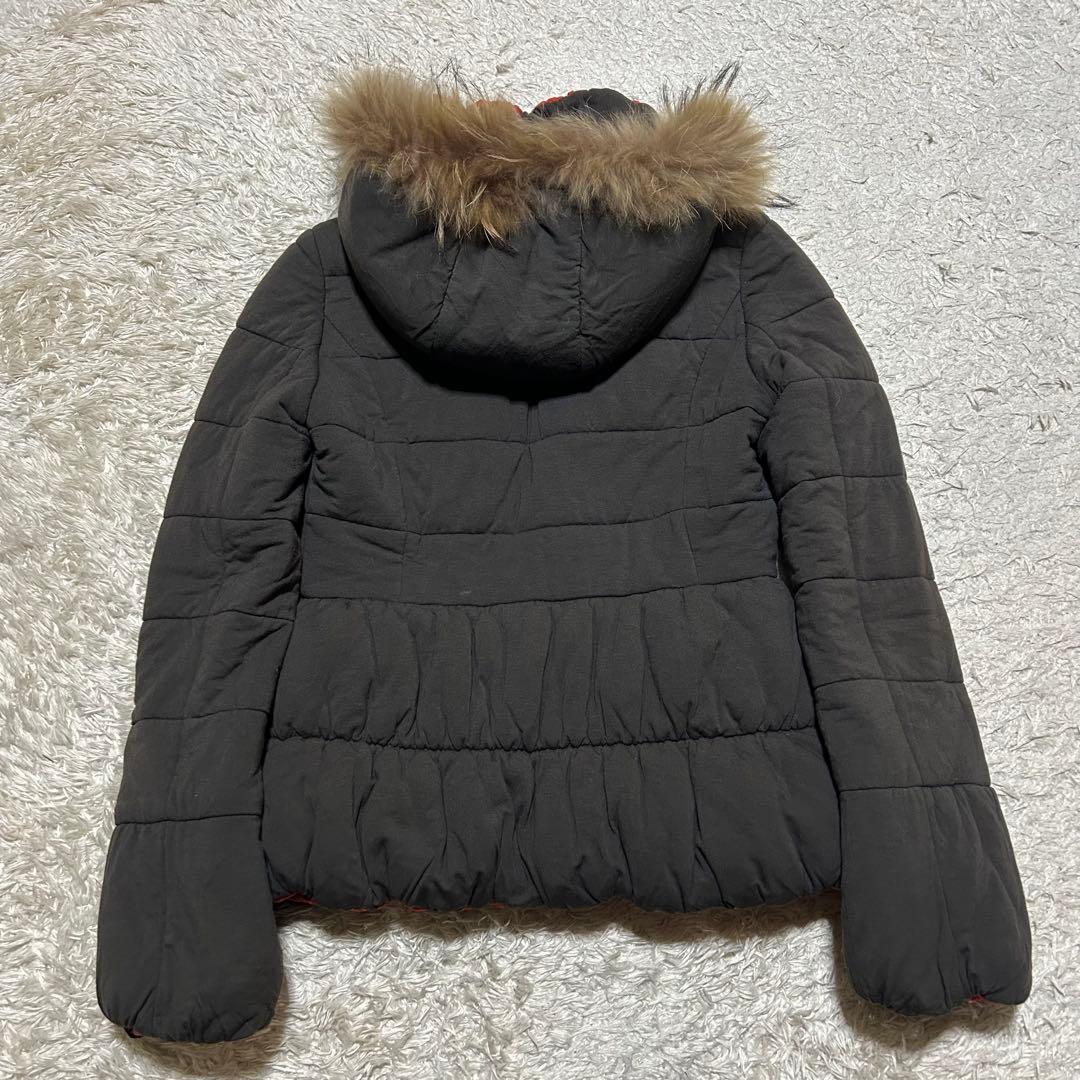 バーバリーブルーレーベル マルチway リバーシブル ダウンジャケット Mサイズ