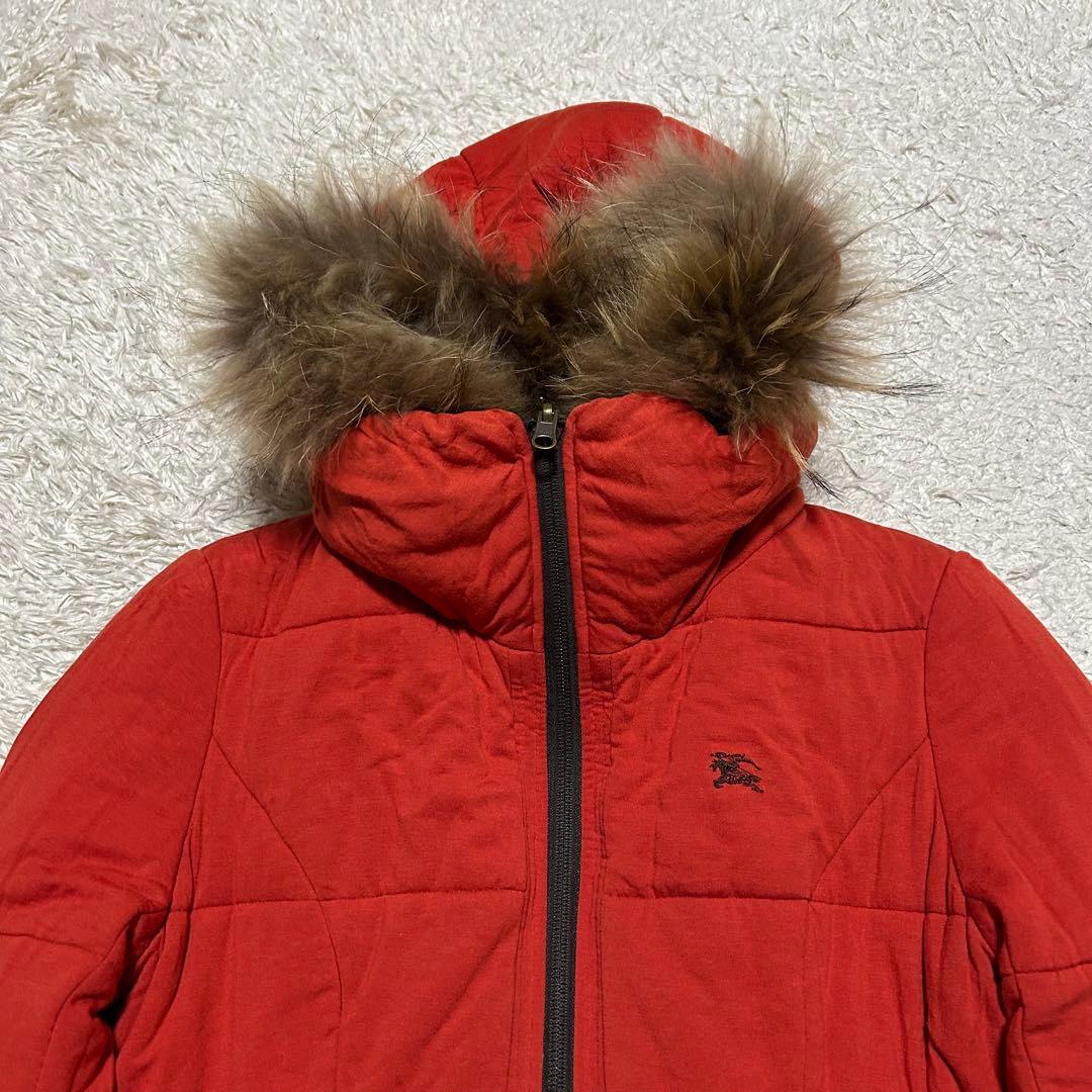 バーバリーブルーレーベル マルチway リバーシブル ダウンジャケット Mサイズ