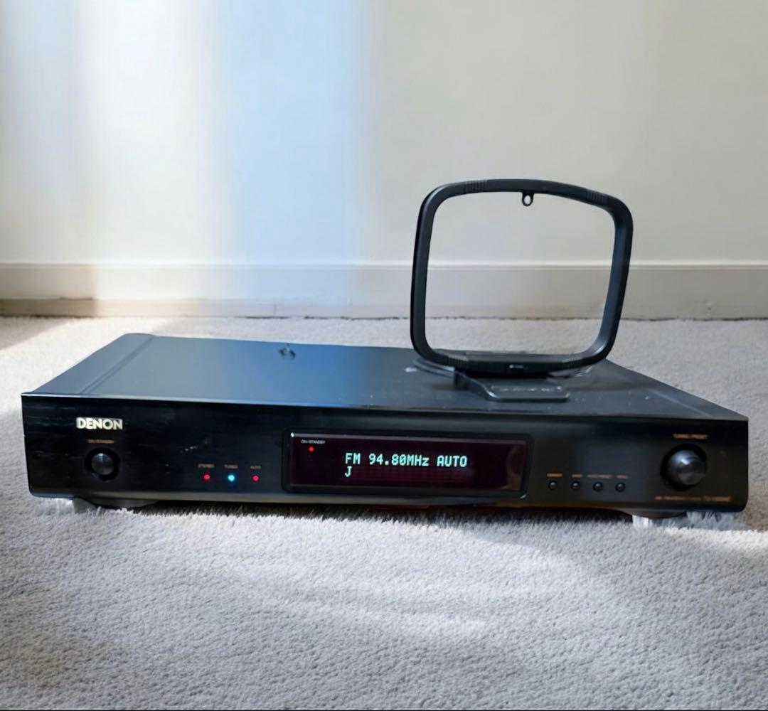 DENON チューナー TU-1500AE ブラック美品 リモコン 取説付き