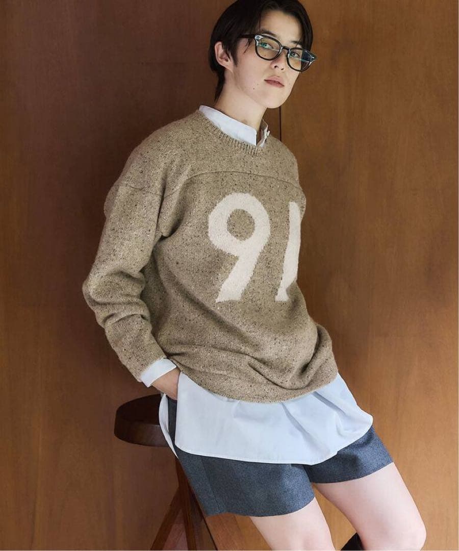 IENABLACK ローゲージインターシャニット