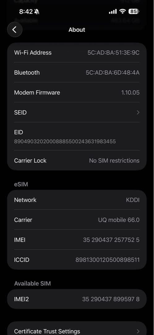 iPhone 17 Pro Max (コズミックオレンジ)512GB