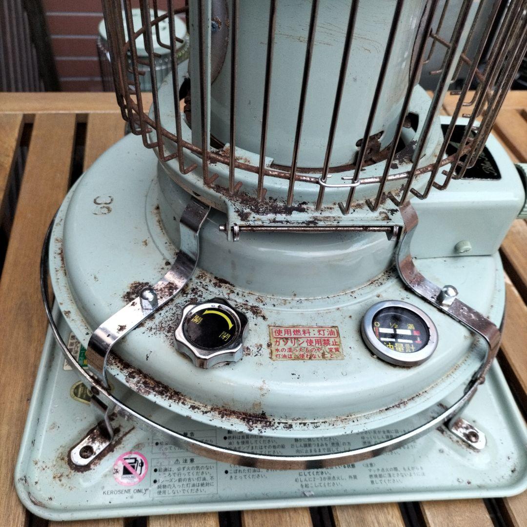 アラジンメンテナンス済。純正芯交換済。取り扱い説明書。グリーン２