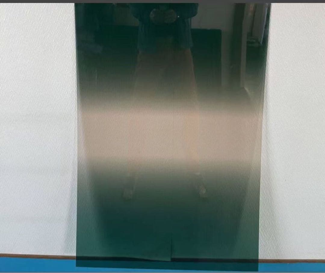 限定一枚グリーン上下ぼかしフィルム　ブロンズ仕様