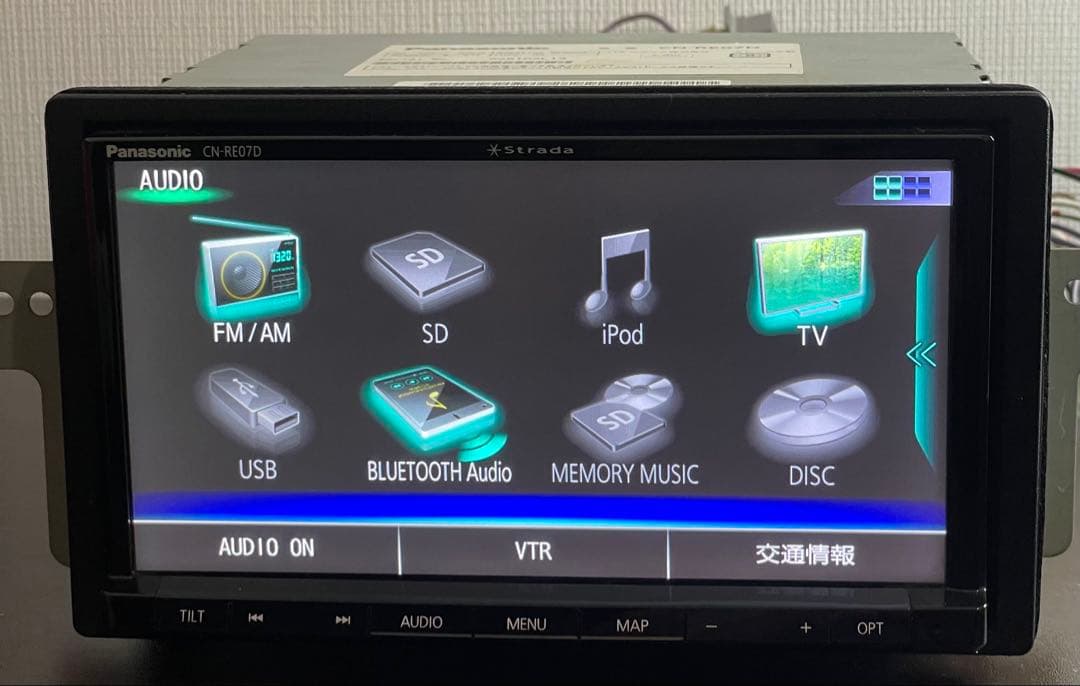 Panasonic ストラーダ　CN-RE07D 地図データ　２０20年