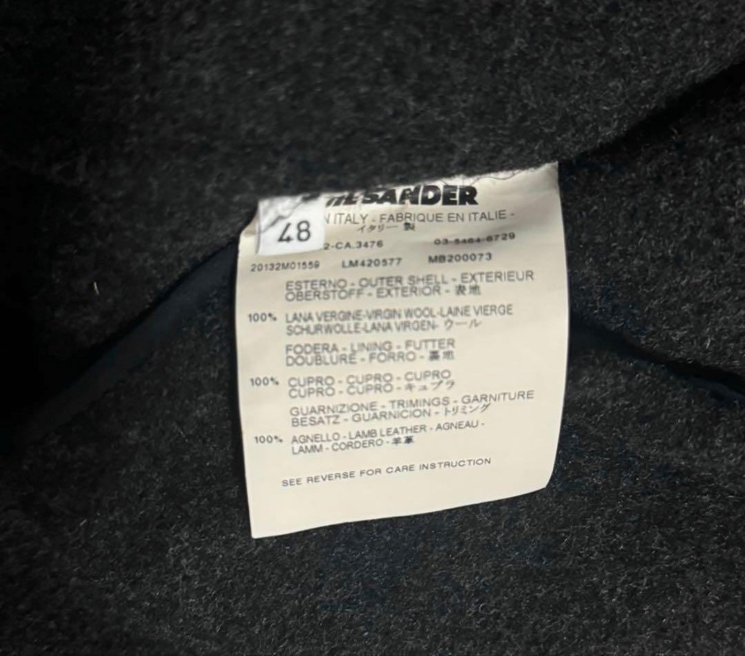 V*読様 Jil sander 13fw 48 size wool blouso