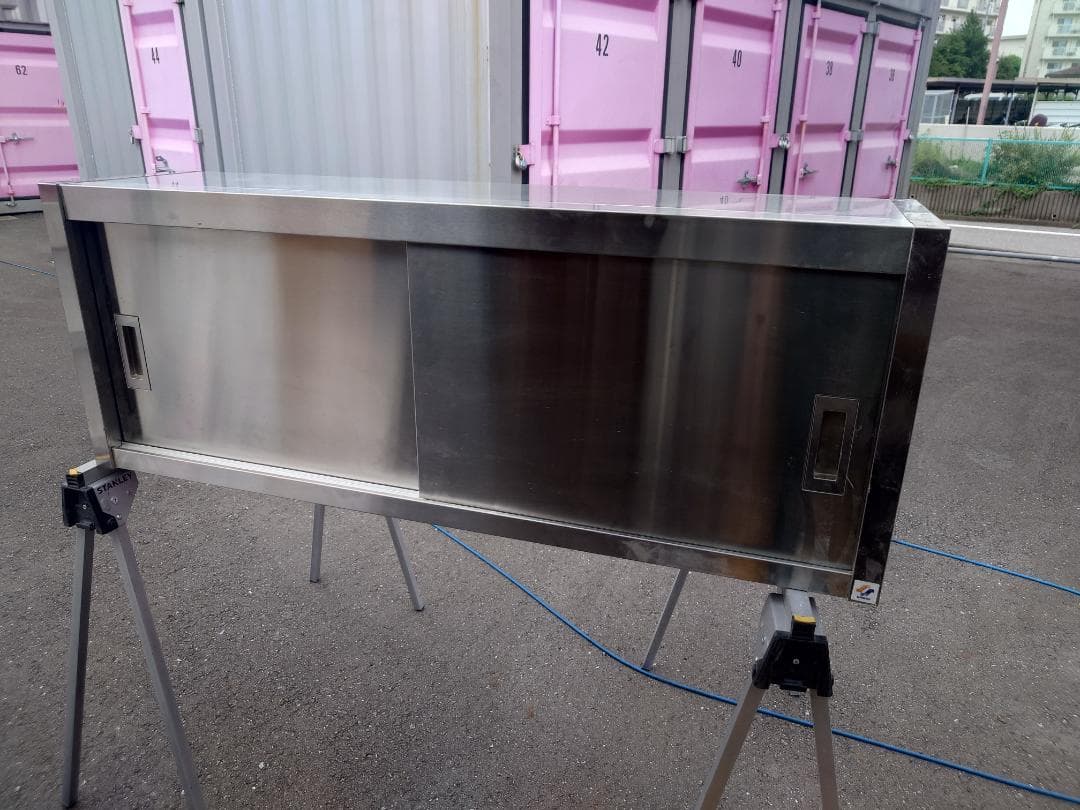 ステンレス　業務用吊戸棚①H450D300W1200