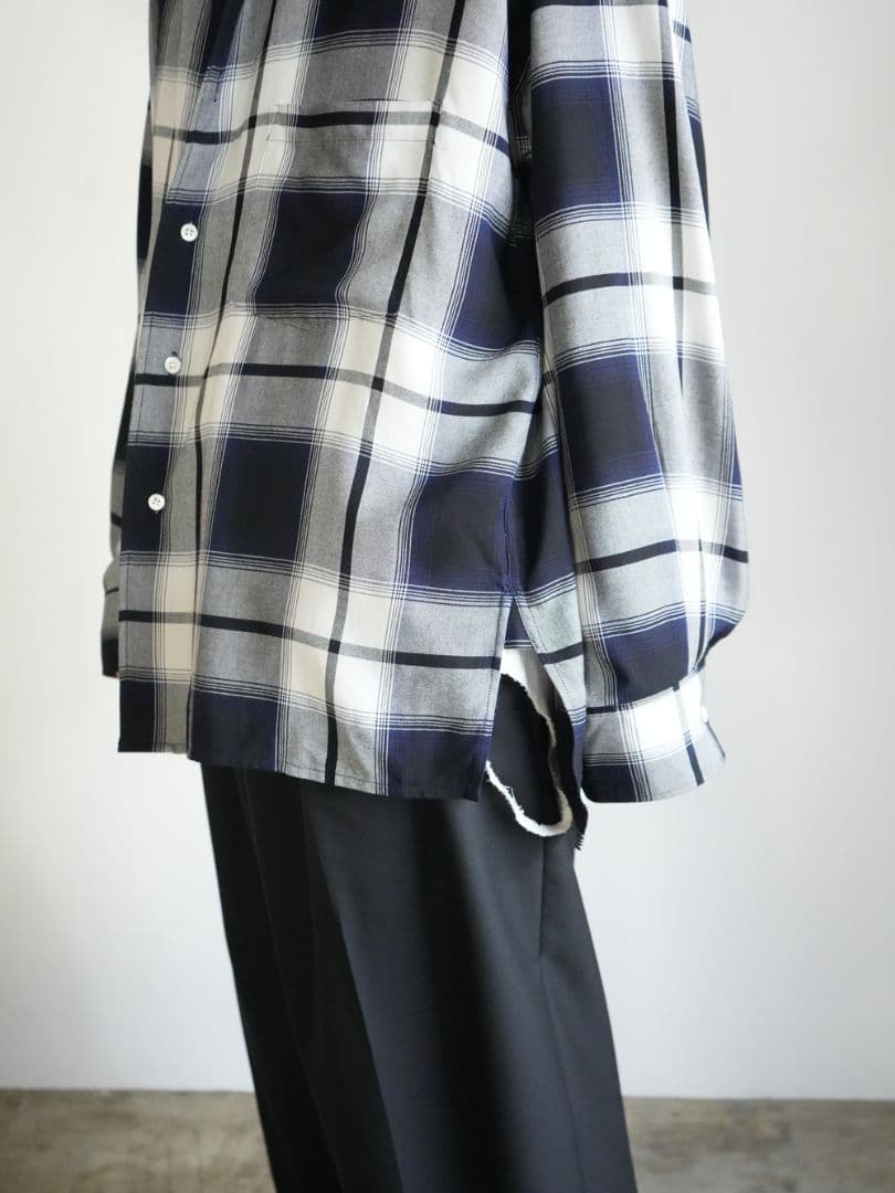 Afiit CHECK SHIRT BLUE サイズ1 25SS