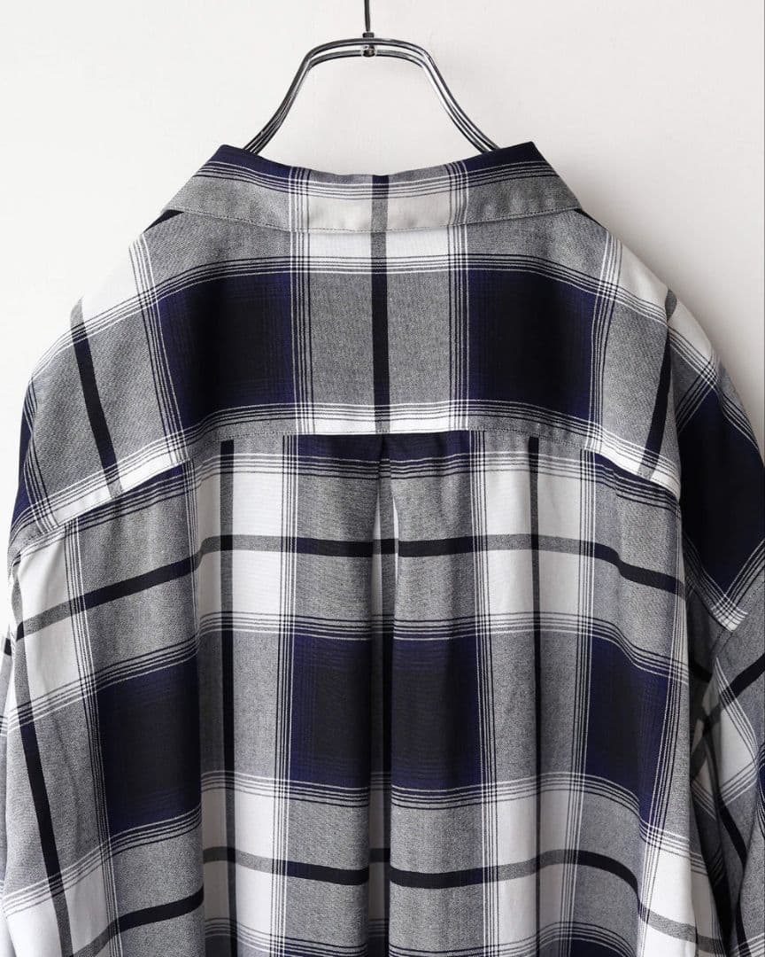 Afiit CHECK SHIRT BLUE サイズ1 25SS