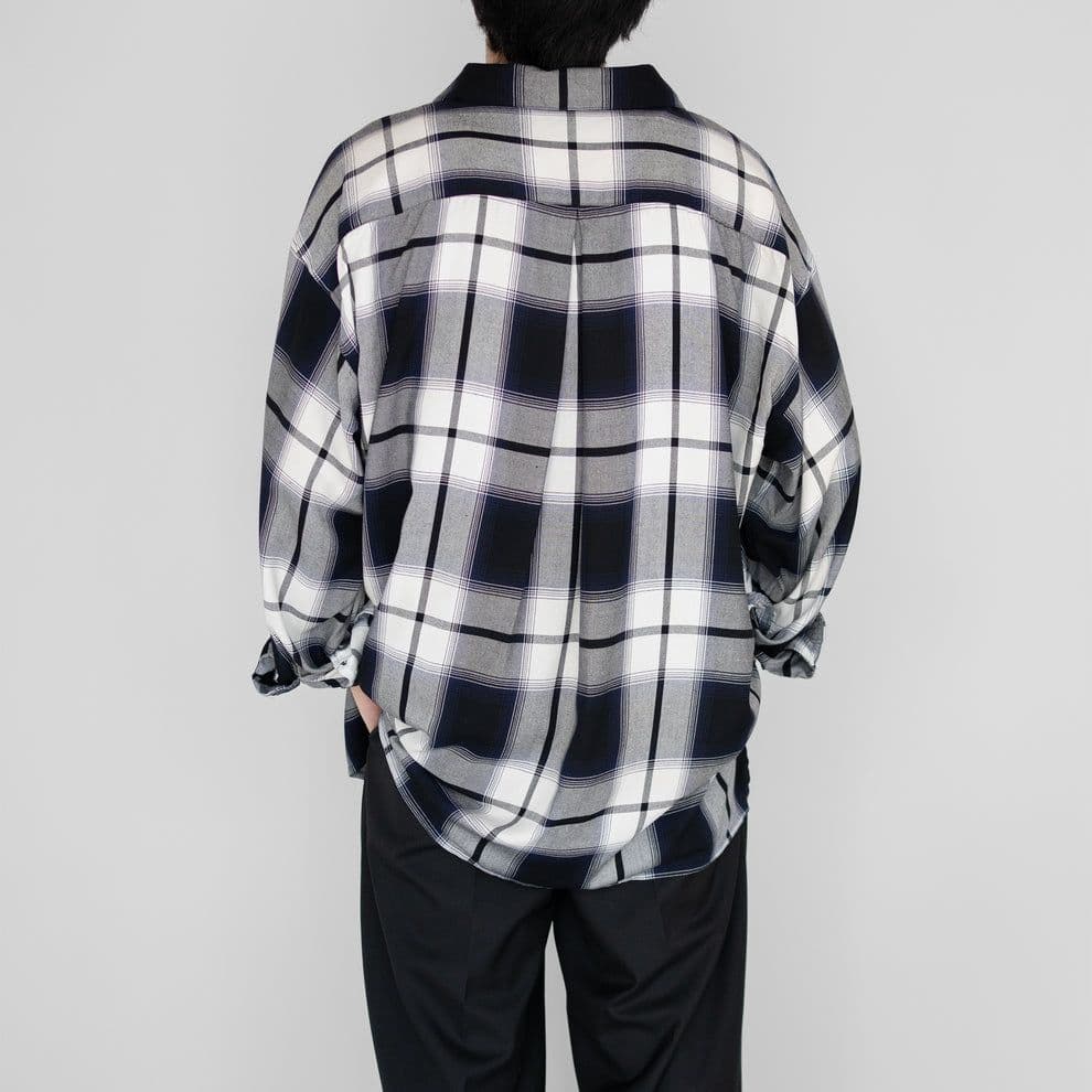 Afiit CHECK SHIRT BLUE サイズ1 25SS