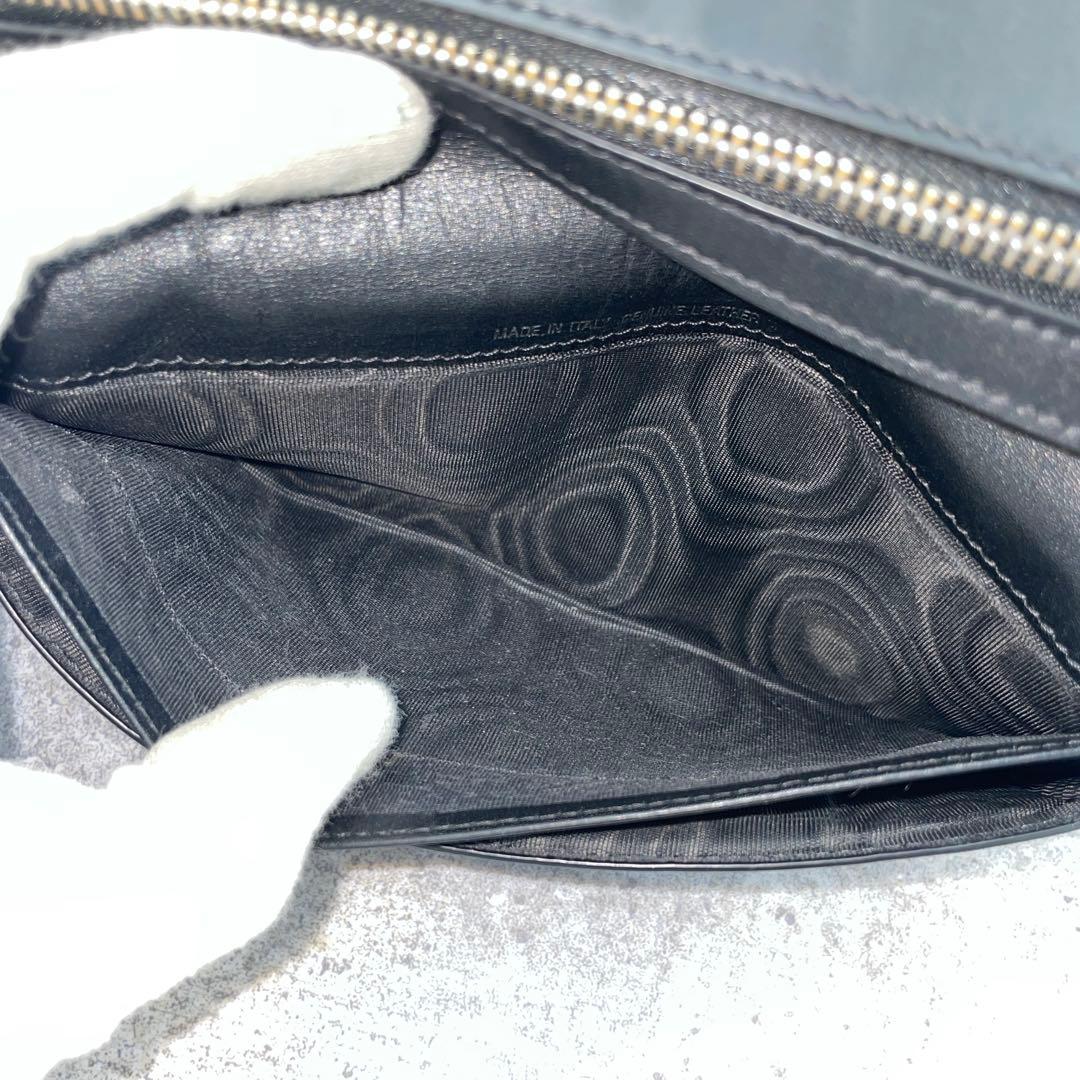 Maison Margiela　メゾンマルジェラ 長財布　黒　レザー　折り財布