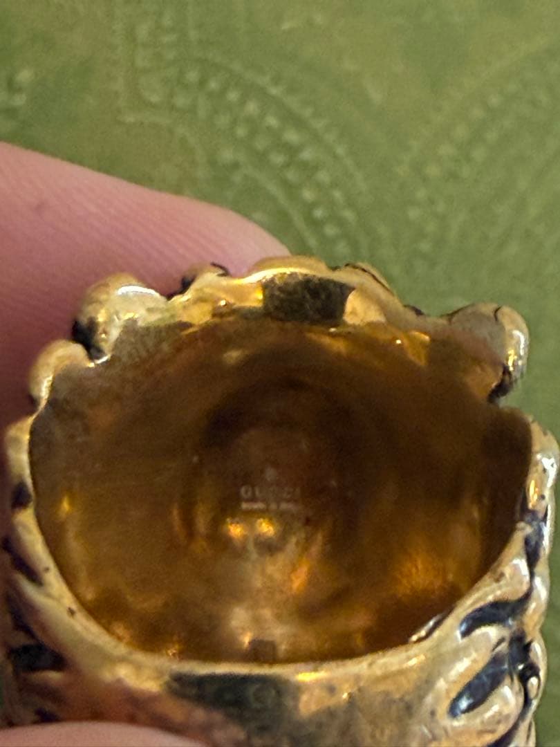 GUCCI ライオンヘッドリング