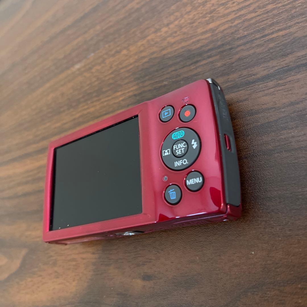 3556 Canon IXY 180 レッド 【デジカメ】