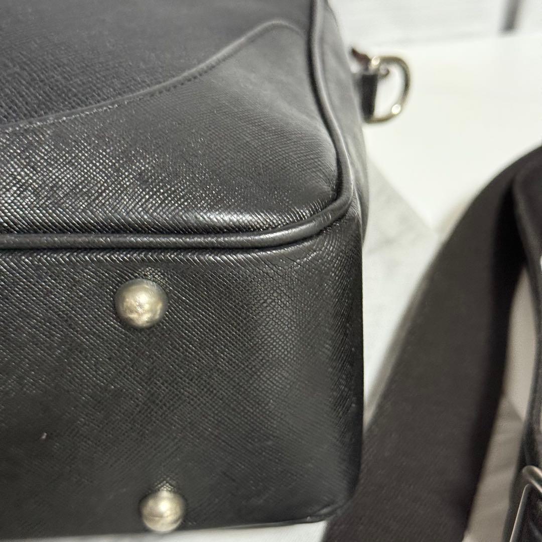 極美品✨ペッレモルビダ　キャピターノ　ビジネスバッグ　レザー　ブラック