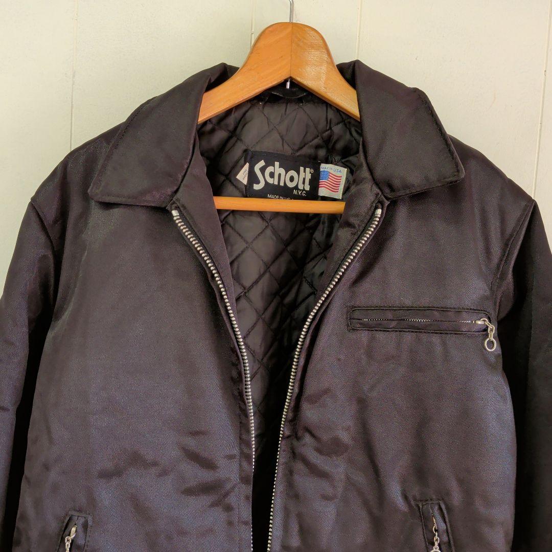 ジャケット・アウター schott made in USA riders jacket S black