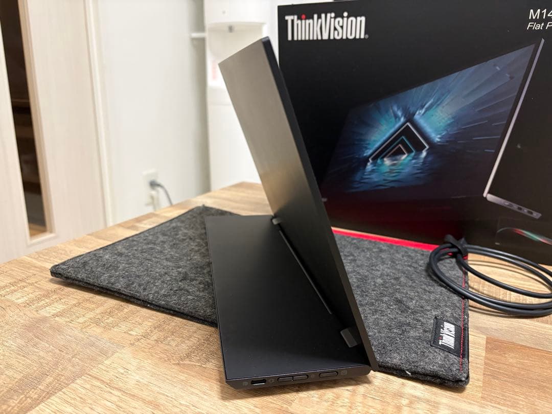 ディスプレイ・モニター本体 Lenovo ThinkVision M14 Mobile Monitor