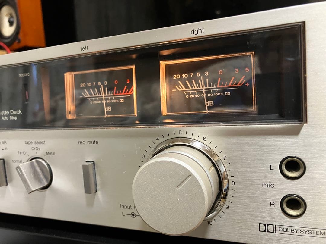 【動作品】Technics RS- M13 カセットデッキ／カセットテープ付き