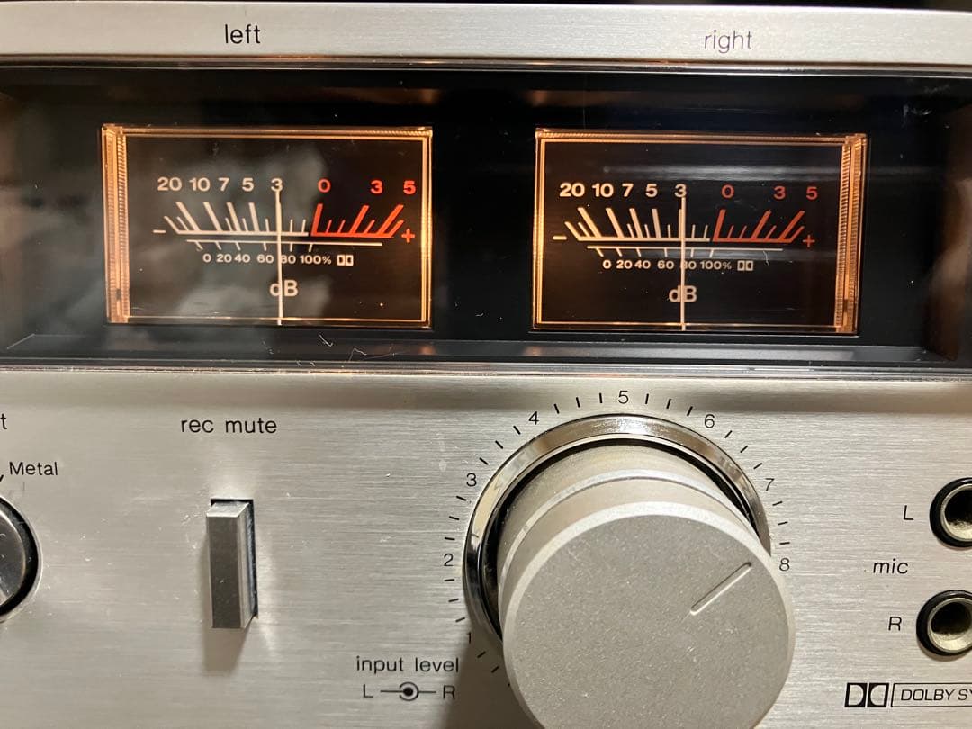 【動作品】Technics RS- M13 カセットデッキ／カセットテープ付き