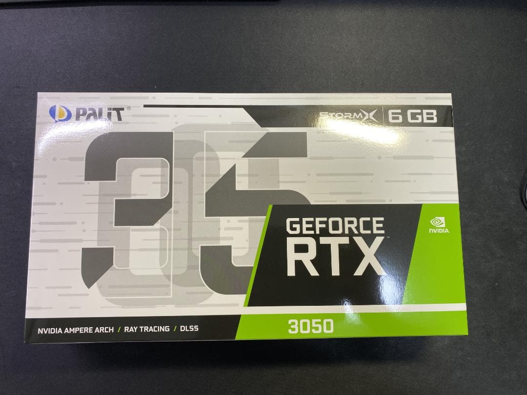 美品中古品 Palit GeForce RTX 3050 StormX 6GB