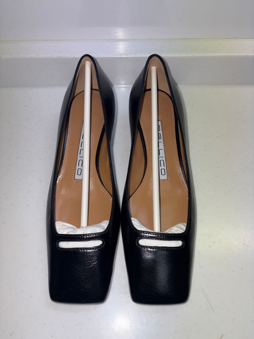 s*i様 新品未使用 ペリーコ ノラ アネッリ パンプス ブラック PELLIC