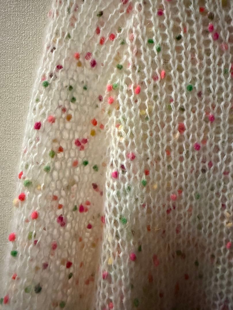 シーニュ cygne カラフルポンポンニット