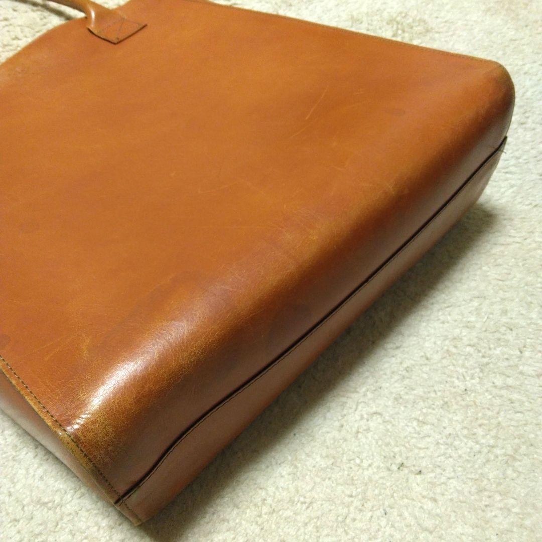 名品!グレンロイヤル ブライドルレザー トートバッグ オックスフォードタン