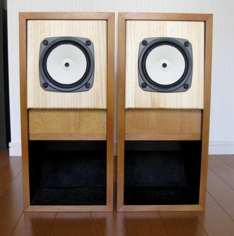 FOSTEX 　フルレンジスピーカー　自作　ペア