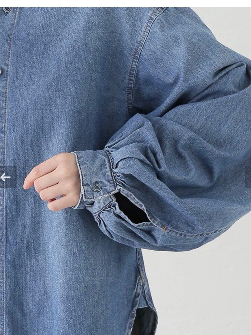 SLOBE IENA LE DENIM WING SLEEVE シャツ