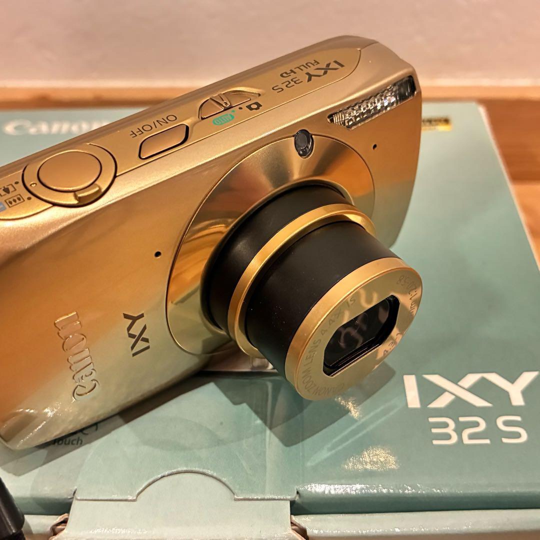 極美品‼️Canon IXY 32S コンパクトデジタルカメラ ゴールド