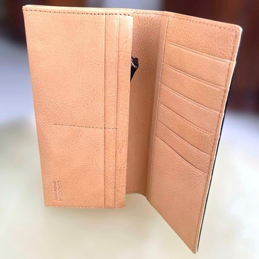 ガーネットさま専用☆新品/未使用☆ コードバン(馬革) 長財布 (化粧箱入)
