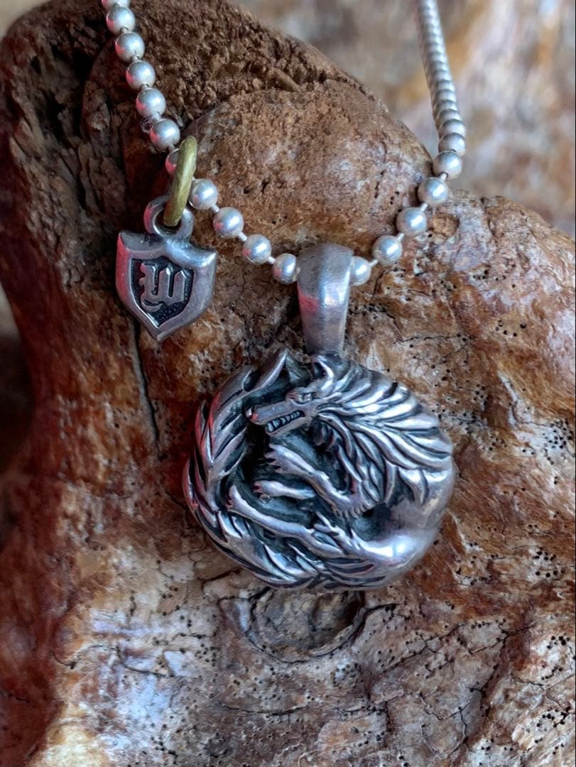 WOLFMAN B.R.S【初期】ムーンウルフペンダント（チェーン付き）