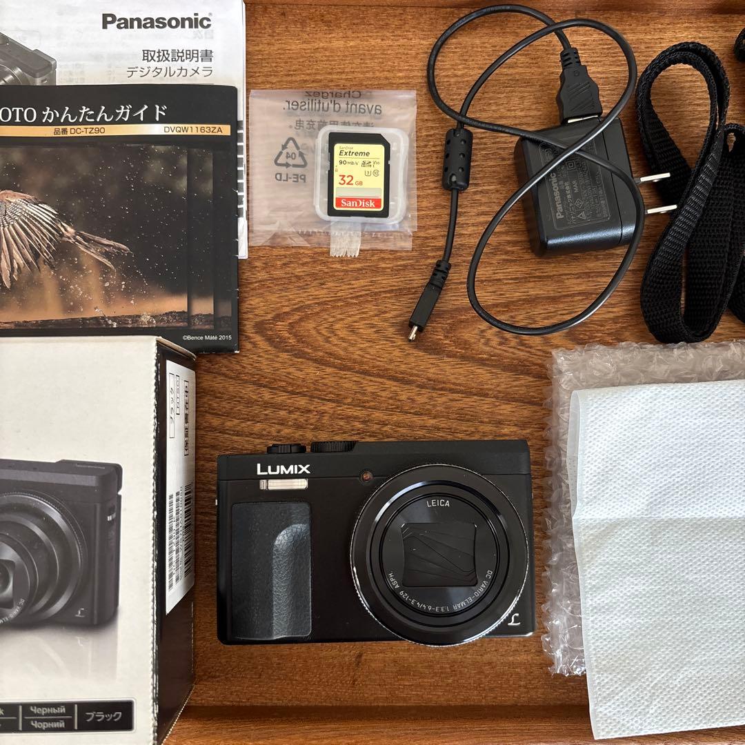 Panasonic LUMIX DC-TZ90 美品 動作確認済み