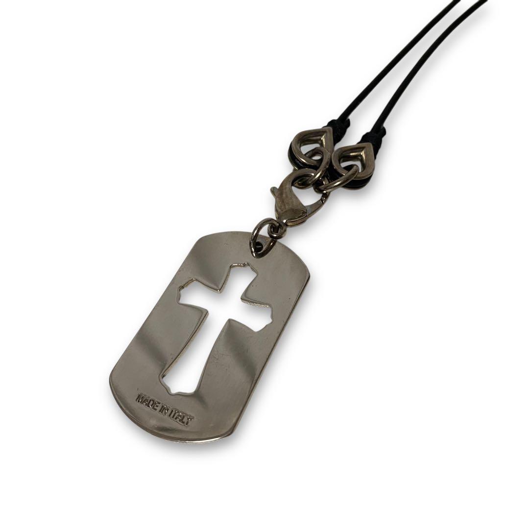 アクセサリー DOLCE & GABBANA cross dog tag necklace