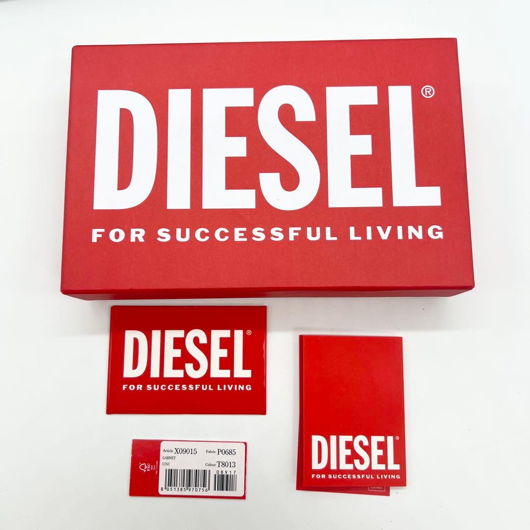 新品未使用✨DIESEL　長財布　Dロゴ　レザー　ブラック　近年モデル　箱付き