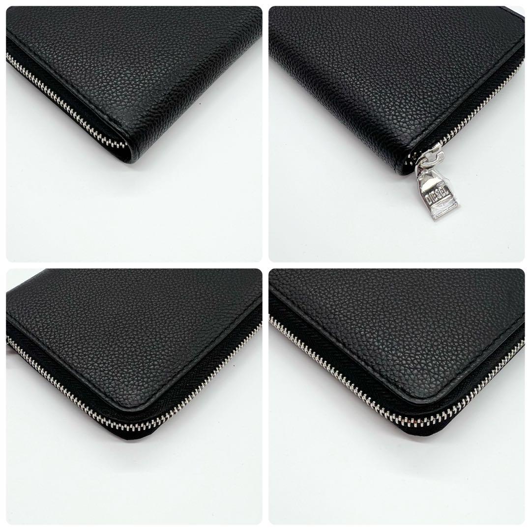 新品未使用✨DIESEL　長財布　Dロゴ　レザー　ブラック　近年モデル　箱付き