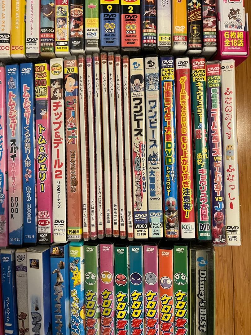 ディズニーなど子供向け　DVD まとめ売り　100本以上　未検品