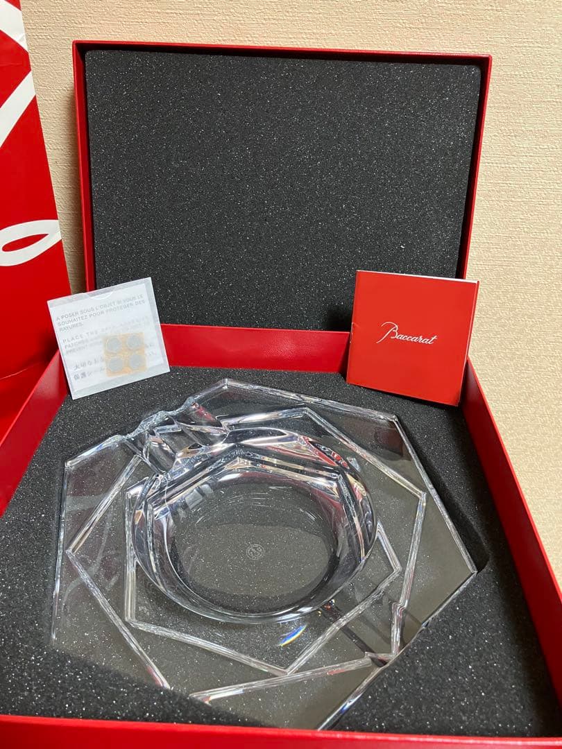 トシコ 　Baccarat六角形クリスタル灰皿